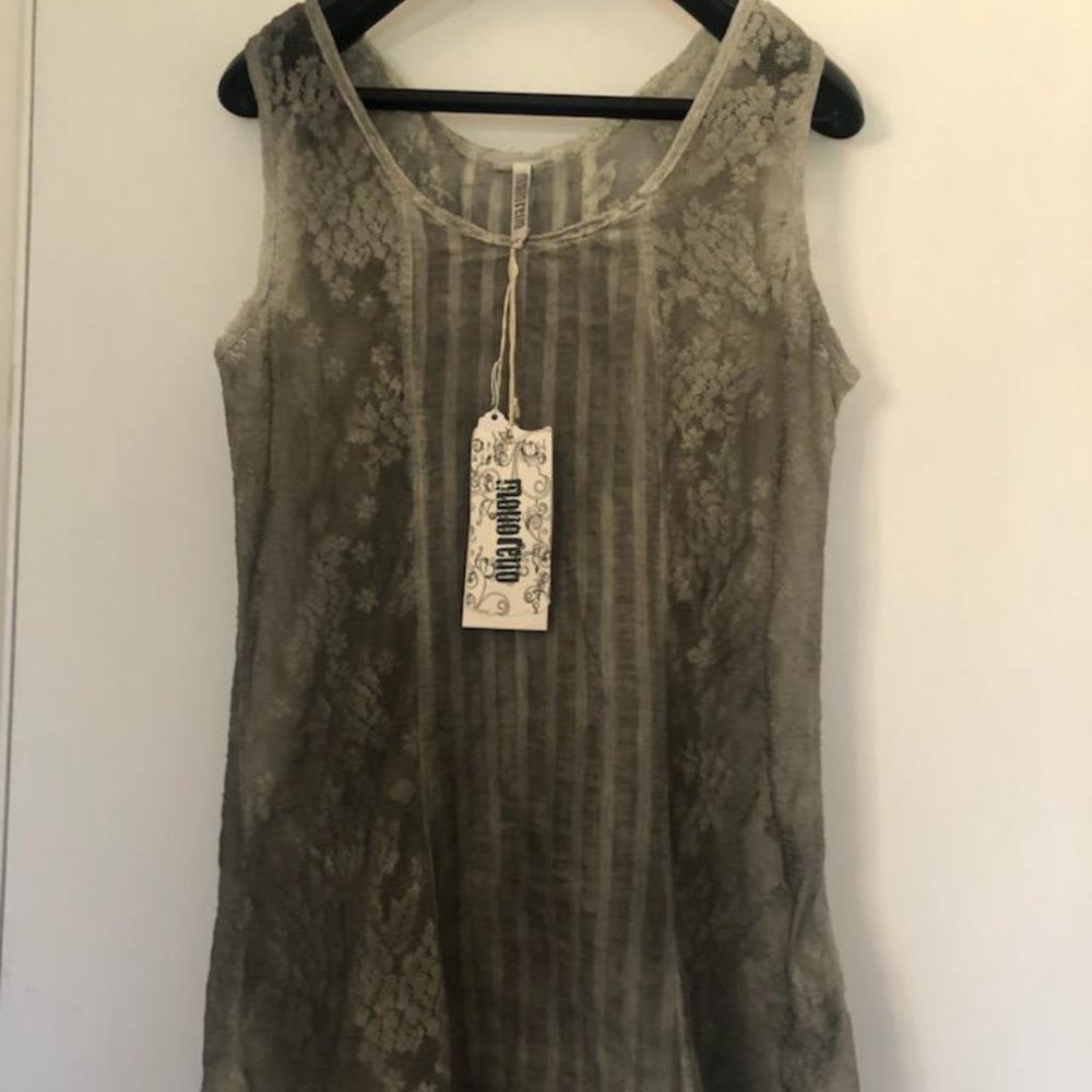 NWT Monoreno Boutique Lacy Tank Small